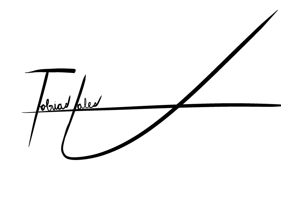 Tobias Hales signature